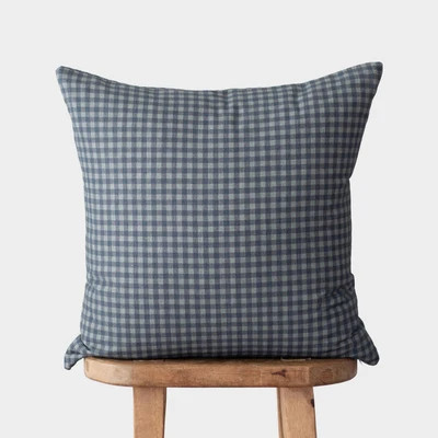 Navy Gingham - 18" | 20" | 22" | 26" | Woven Nook