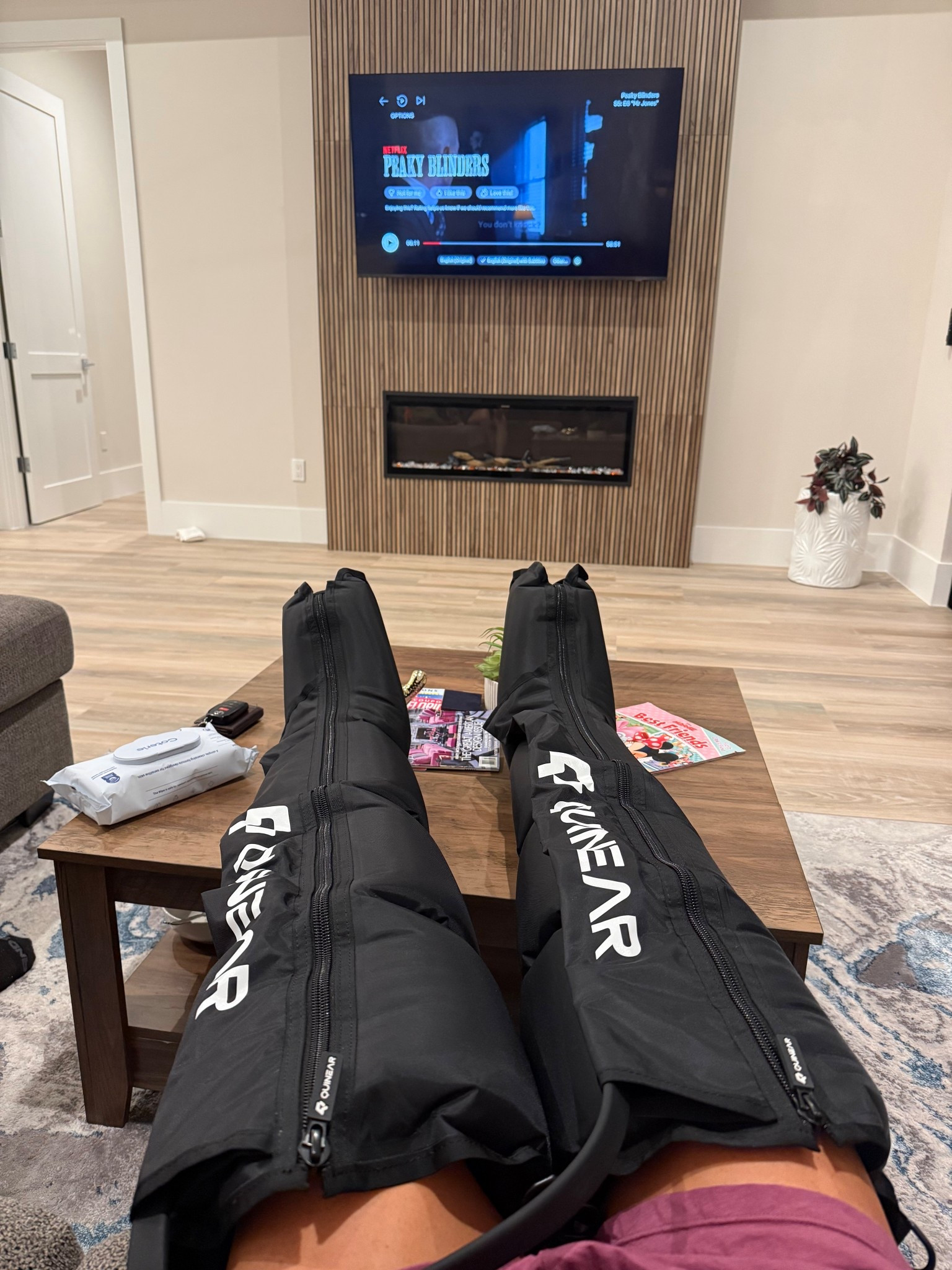 Leg compression sleeves have been a pregnancy must! Especially after traveling! Helps with circulation, swelling, lymphatic drainage and especially with recovery after workouts and running. Mike uses it every night too  

#LTKselfcare #LTKBump

#LTKdayinmylife #LTKfitnessgoals #LTKselfcare