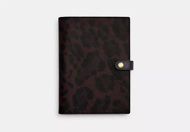 Notebook With Leopard Print | Coach (US)