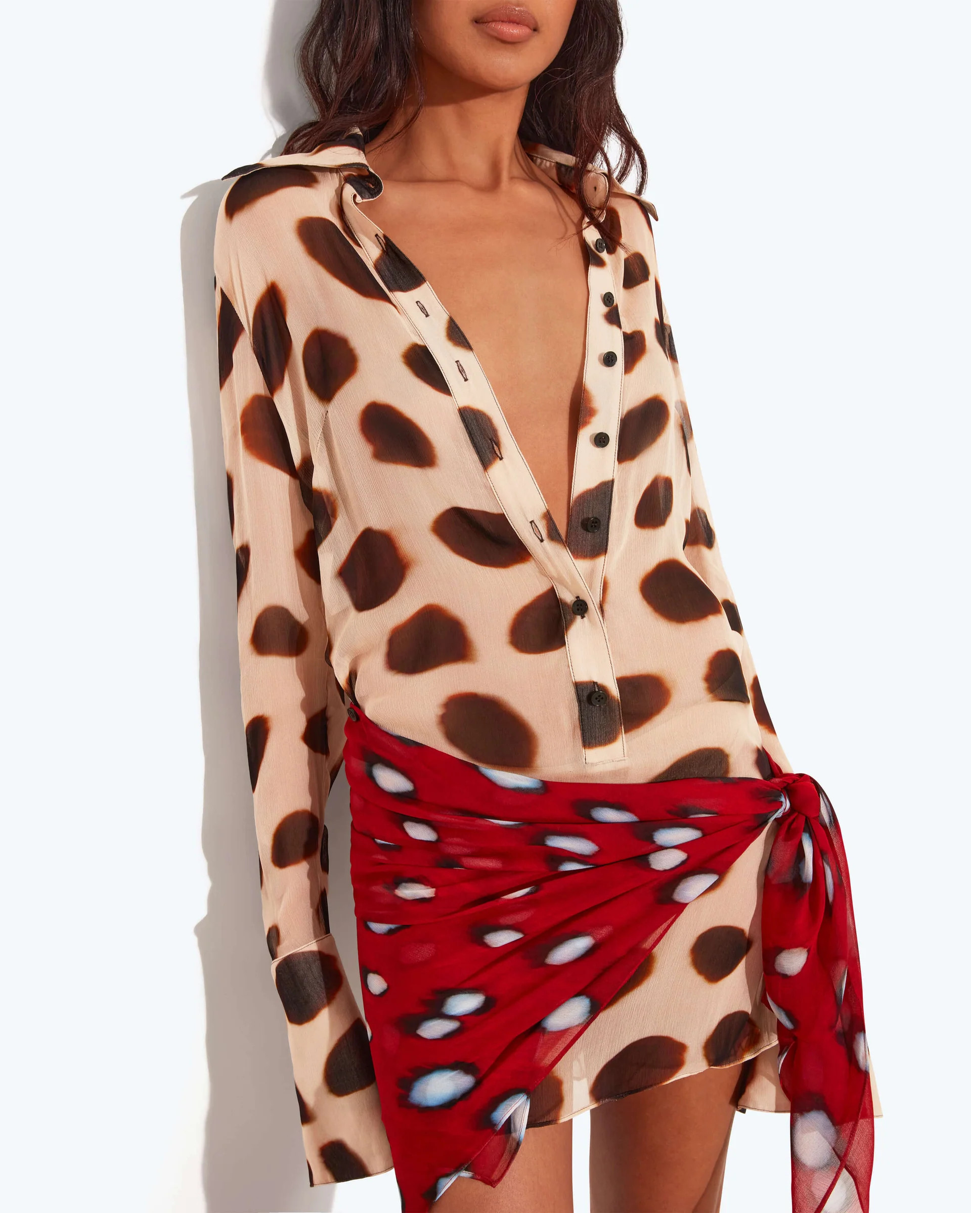 Nilah Shirt Dress Animal | Rat & Boa