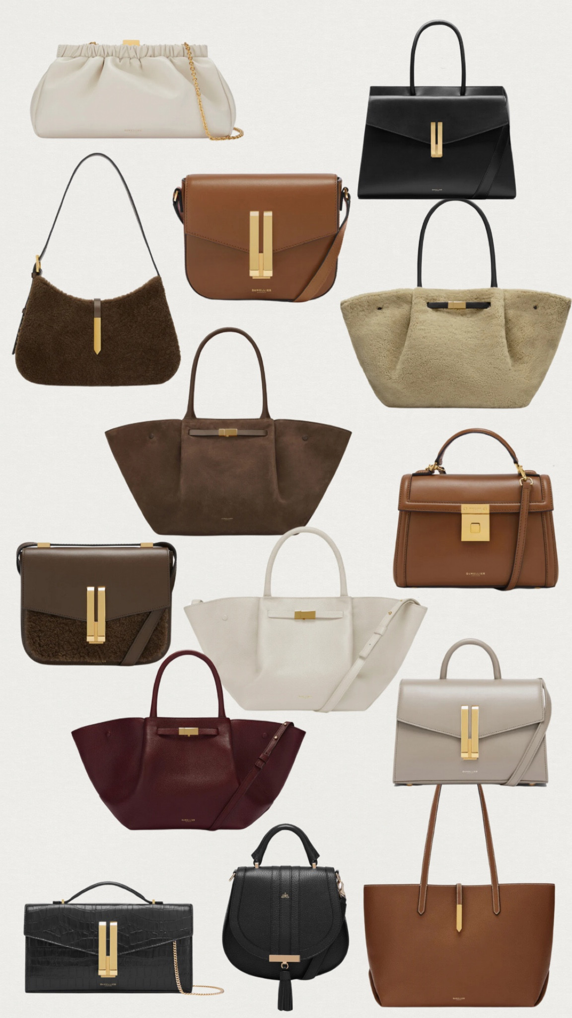 Demellier Black Friday sale. Handbag sale, tote bag, clutch, shearling bag 

#LTKGiftGuide #LTKSaleAlert #LTKCyberWeek