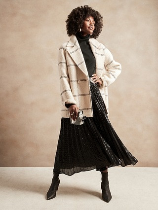 Italian Bouclé Cocoon Jacket | Banana Republic (US)