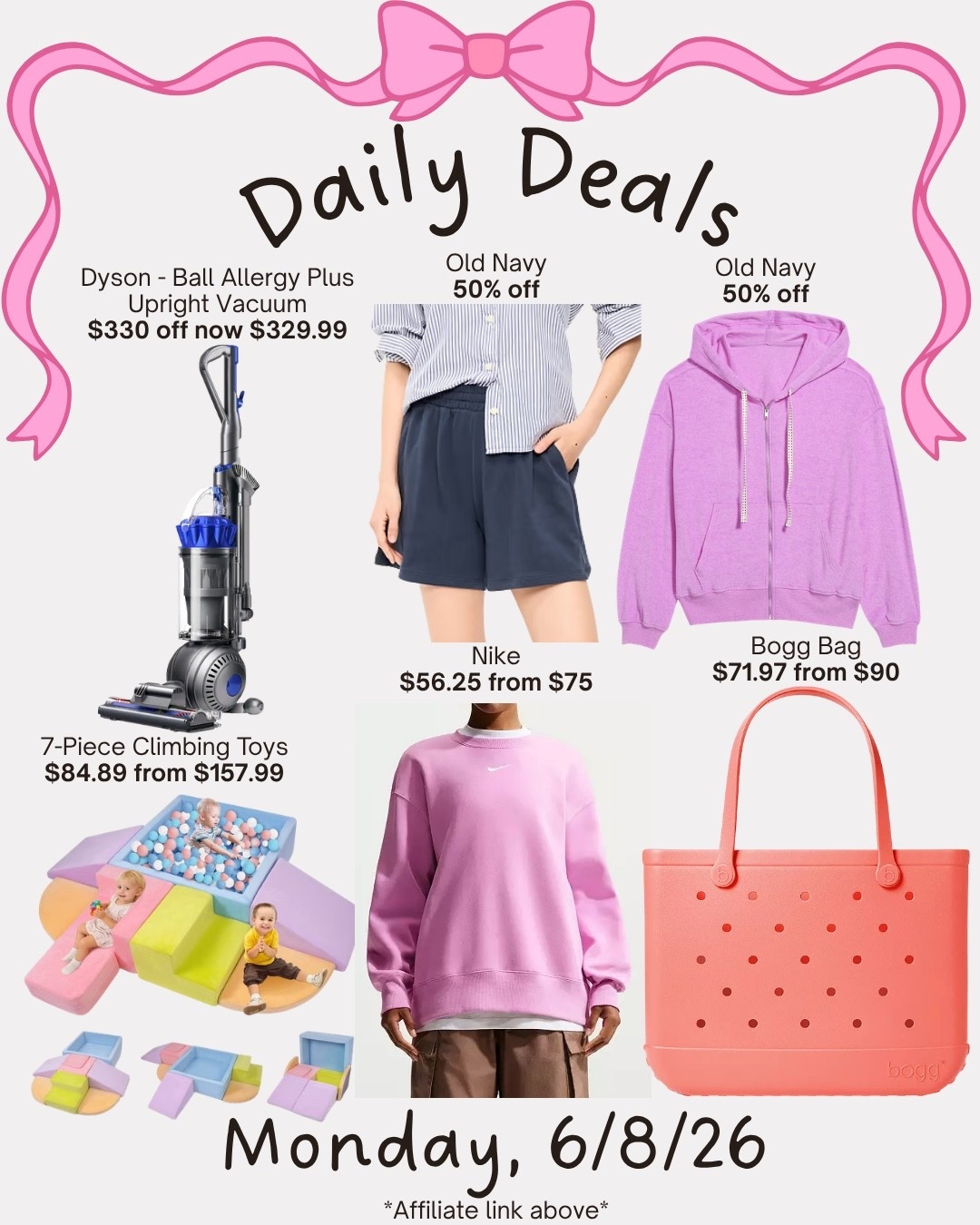 Daily deals

#LTKSeasonal #LTKSaleAlert #LTKMidsize