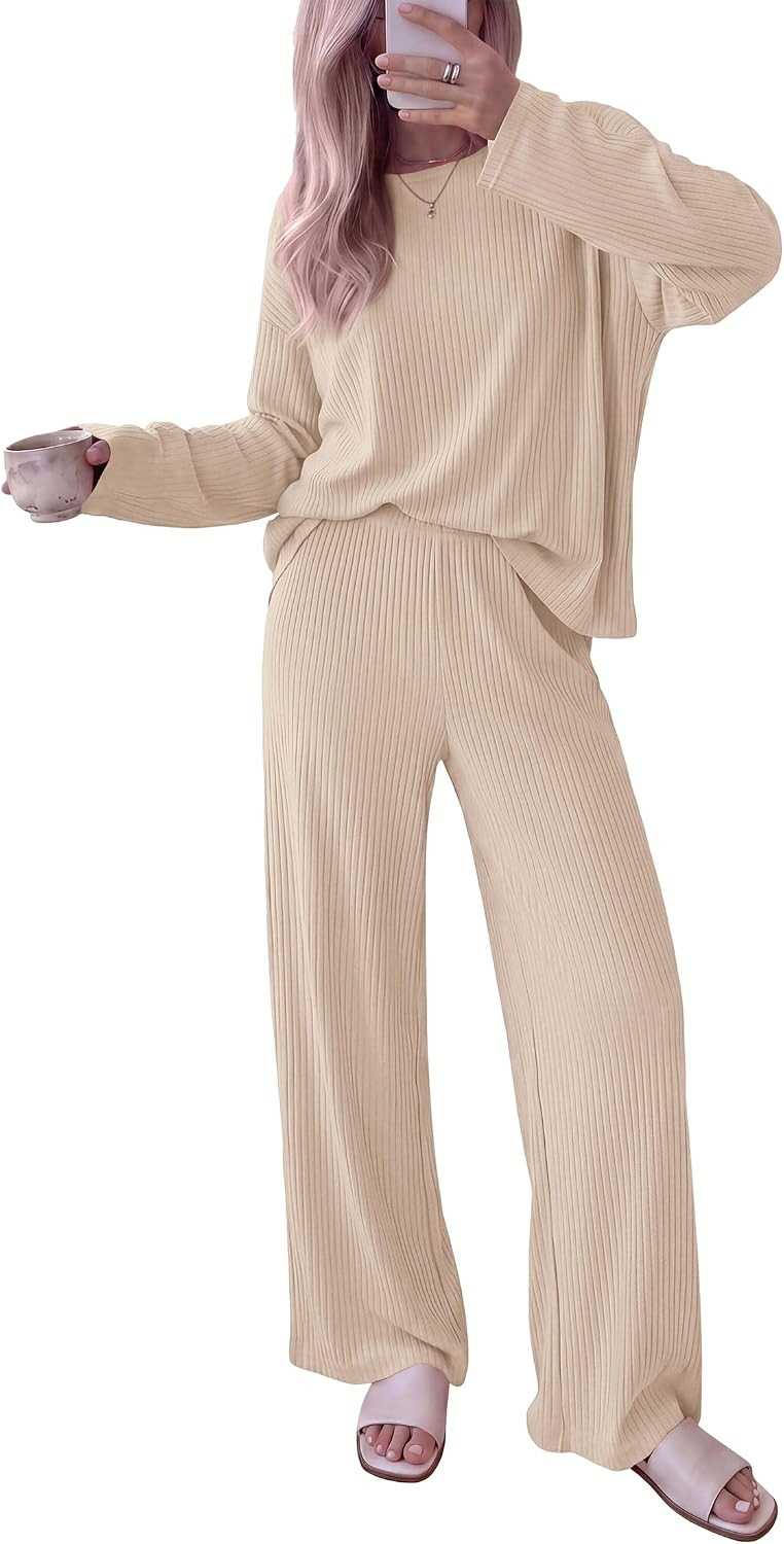 KIRUNDO Going Home Outfit for Mom After Birth 2 Piece Lounge Set Women | Amazon (US)