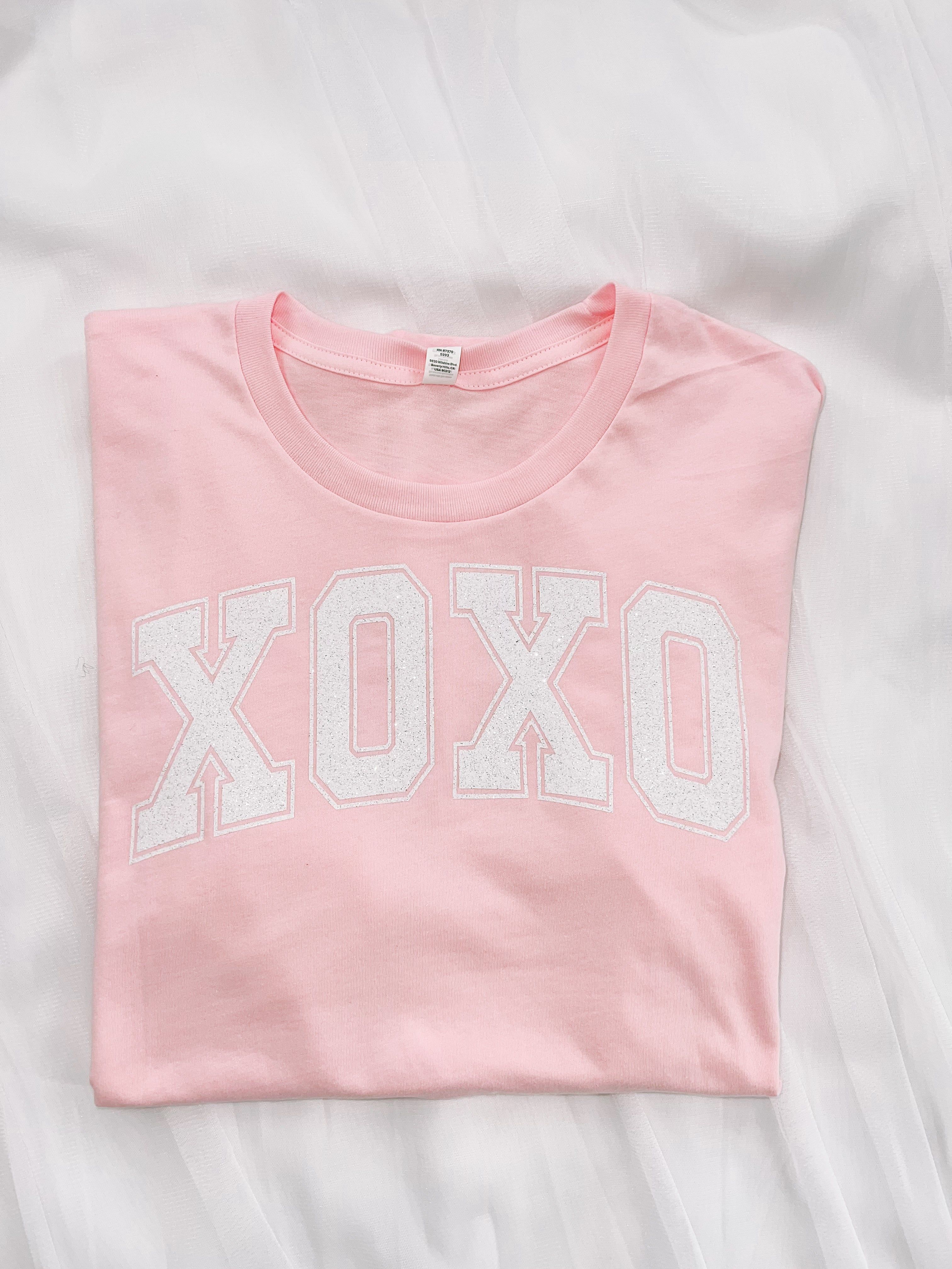 XOXO Glitter Tee. The XOXO Tee is a must-have for anyone looking for bot | Sweetest Dreams Style
