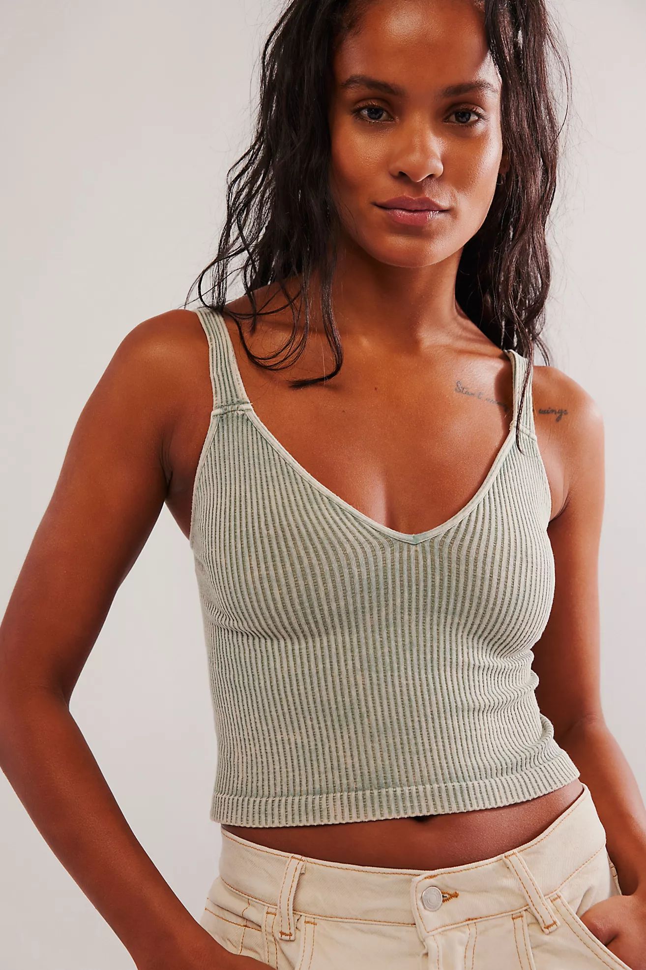 Washed Seamless Crop | Free People (Global - UK&FR Excluded)