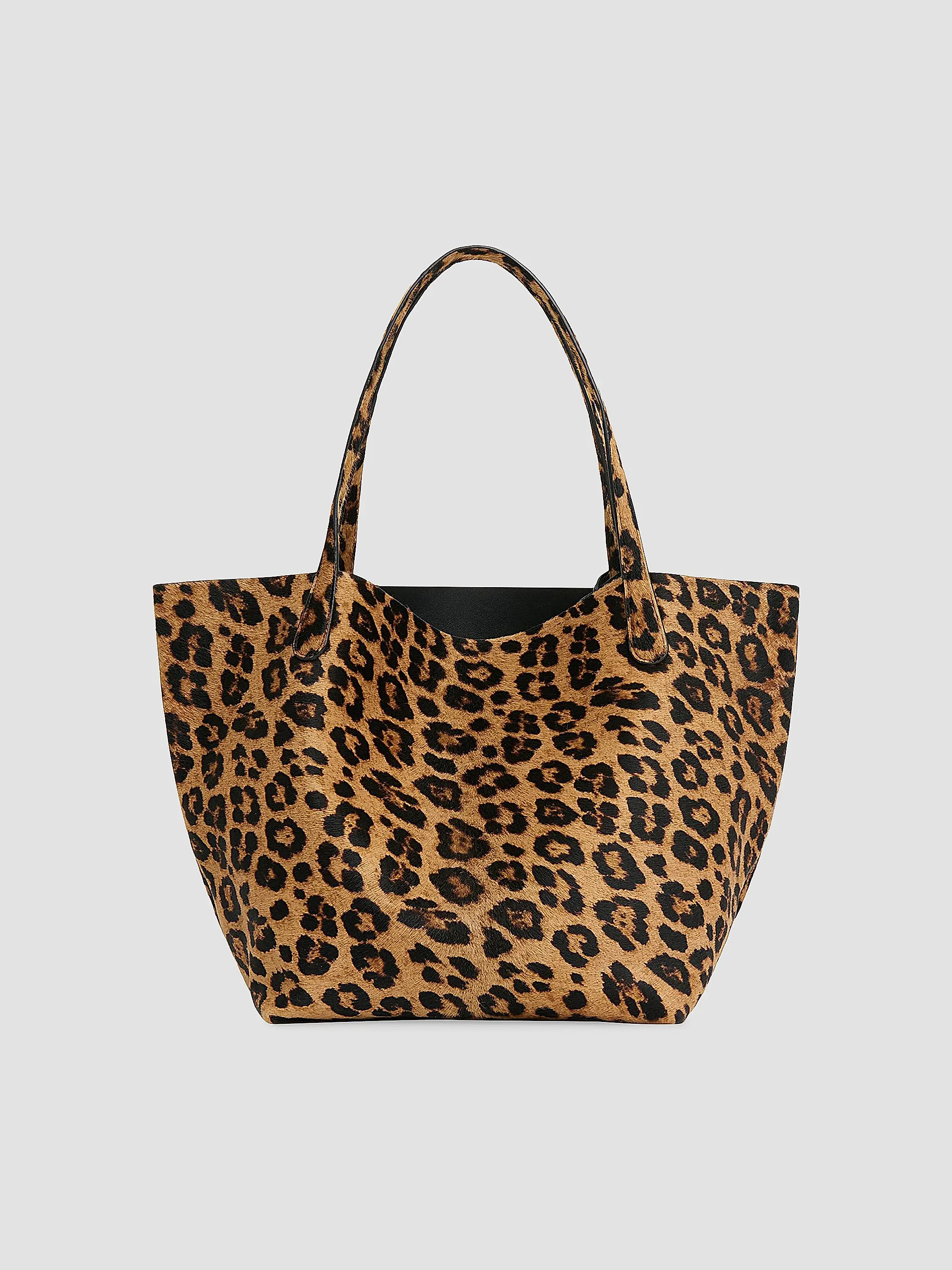 Everyday Soft Leopard-Print Calf Hair Tote Bag | Saks Fifth Avenue