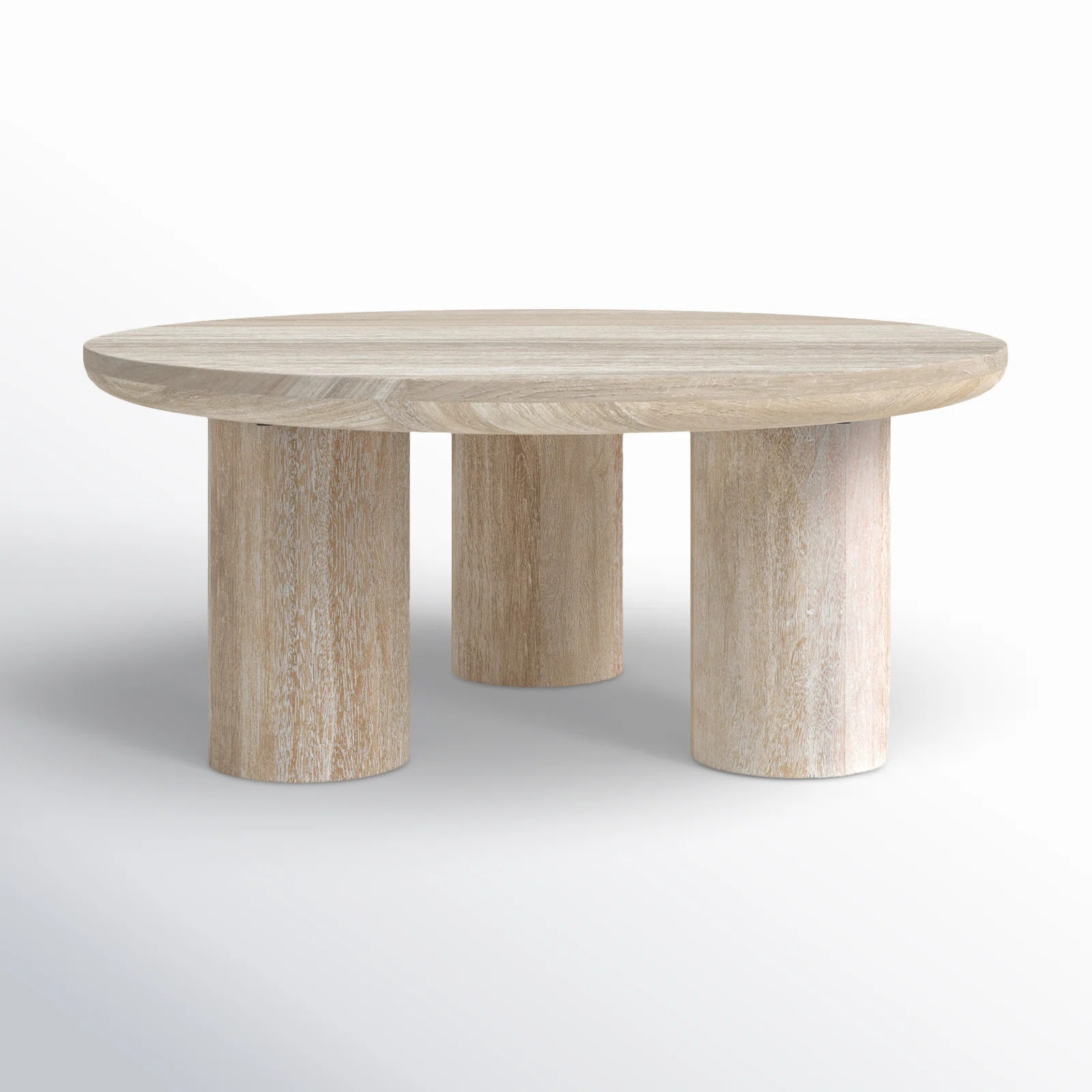 Joss & Main Columnia 40" Solid Wood Round Coffee Table & Reviews | Wayfair | Wayfair North America