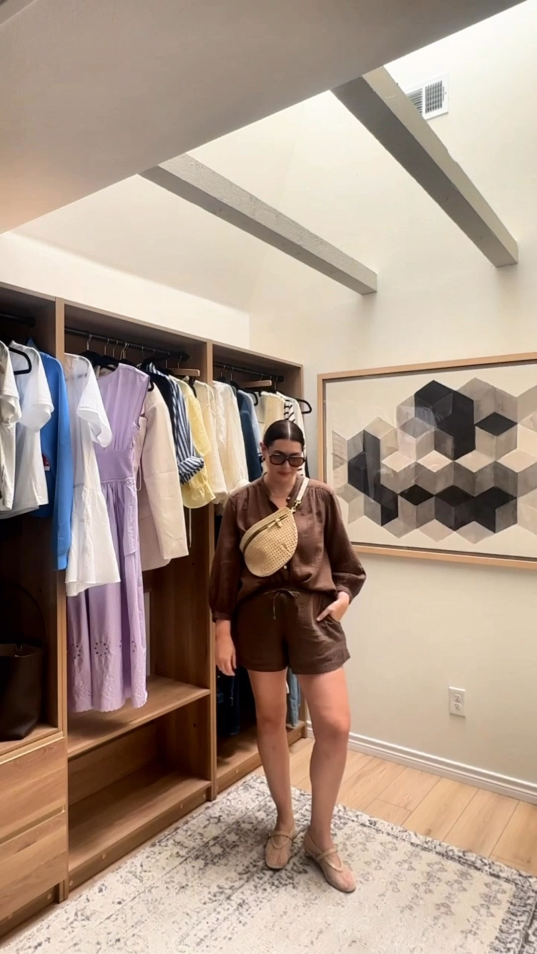 Loving this set from gap! I’m in the medium of the top as it runs big, large of the shorts for extra wiggle room in the waist and length.