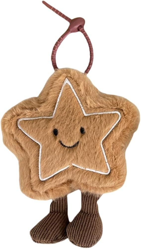 HSYHERE Super Cute Kawaii Smiling Face Happy Cloud Plush Cloud Baby Women Girls Keychain Pendant ... | Amazon (US)