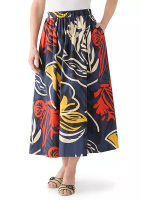 Women's Tiered Floral Midi Skirt | Belk