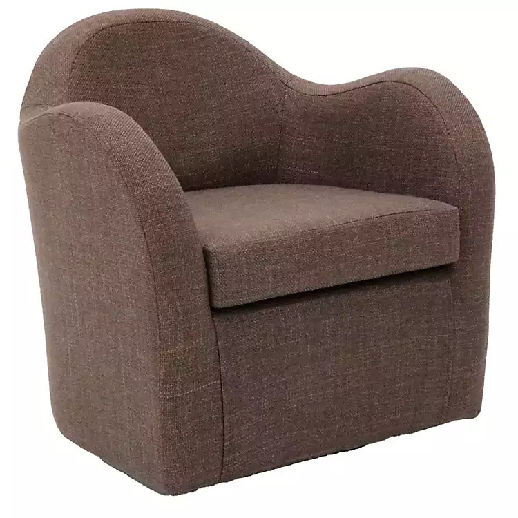 Brown Swivel Club Accent Chair | Kirklands Home | Kirklands