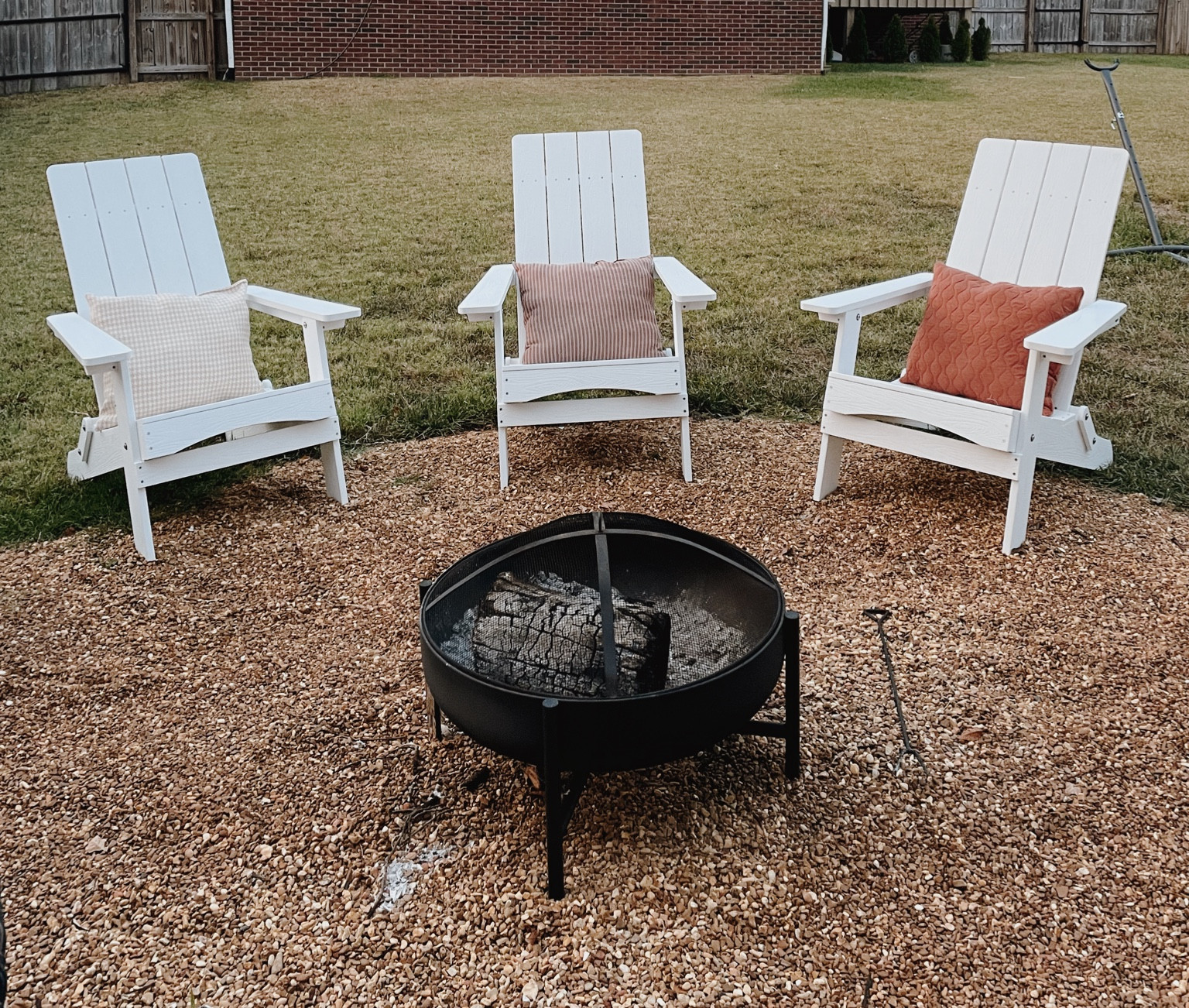 these outdoor adirondack chairs are elevated our backyard just in time for fall & bonfire weather🔥🍂

#LTKFallSale #LTKParties #LTKSeasonal