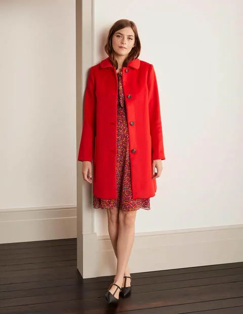 Clifford Coat Red Women Boden | Boden (US)