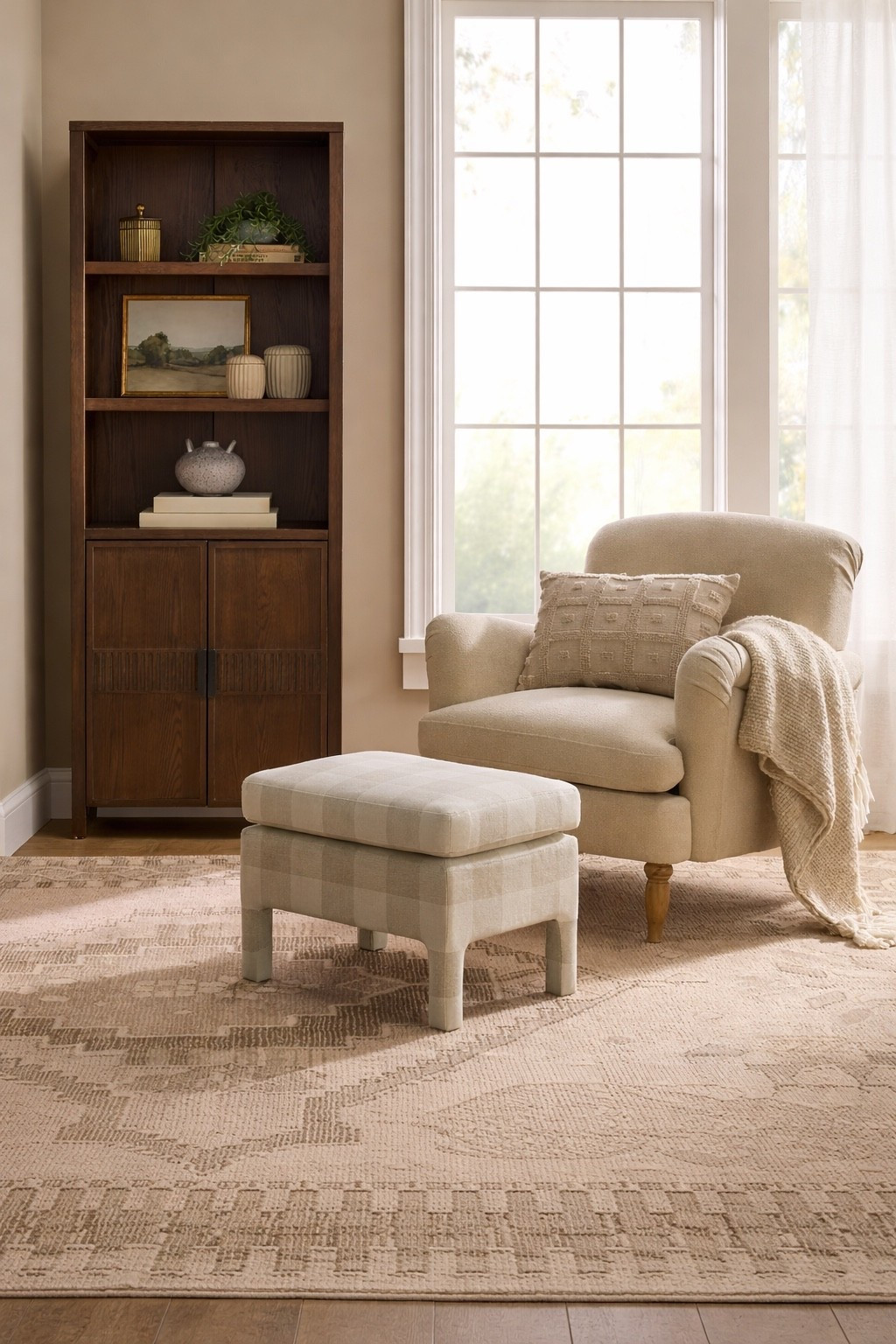Target chair and gingham ottoman on sale! Love this pretty combo 😍

#LTKSaleAlert #LTKHome