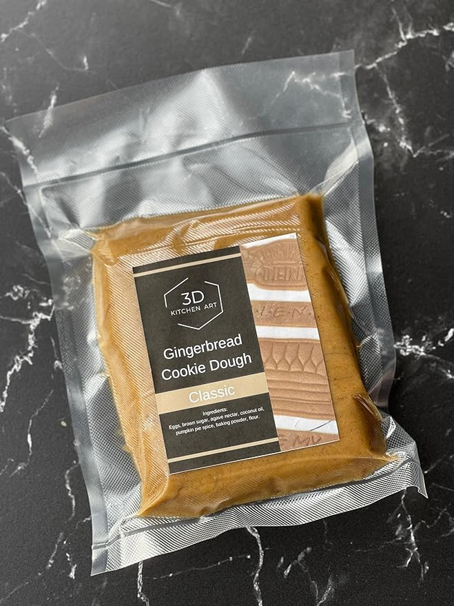 Vacuum Sealed Organic Gingerbread Cookie Dough "Classic" Special Designed and Produced for workin... | Amazon (US)