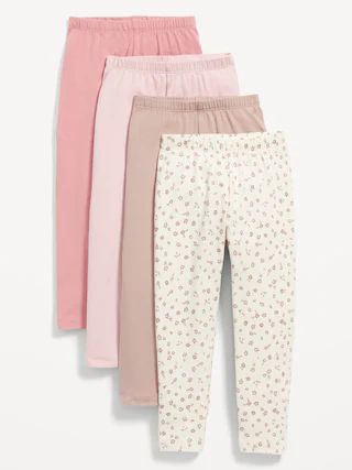 Full-Length Leggings 4-Pack for Toddler Girls | Old Navy (US)