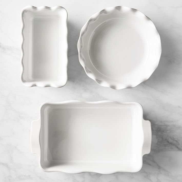 Emile Henry French Ceramic 3-Piece Essentials Baking Set | Williams-Sonoma