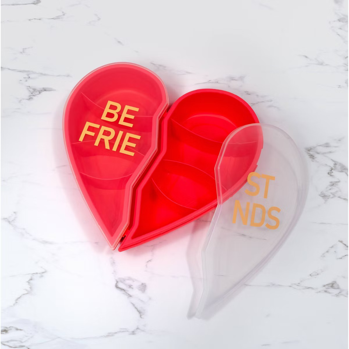 Cook With Color Valentine Best Friends Heart-Shaped Snacklebox | Target