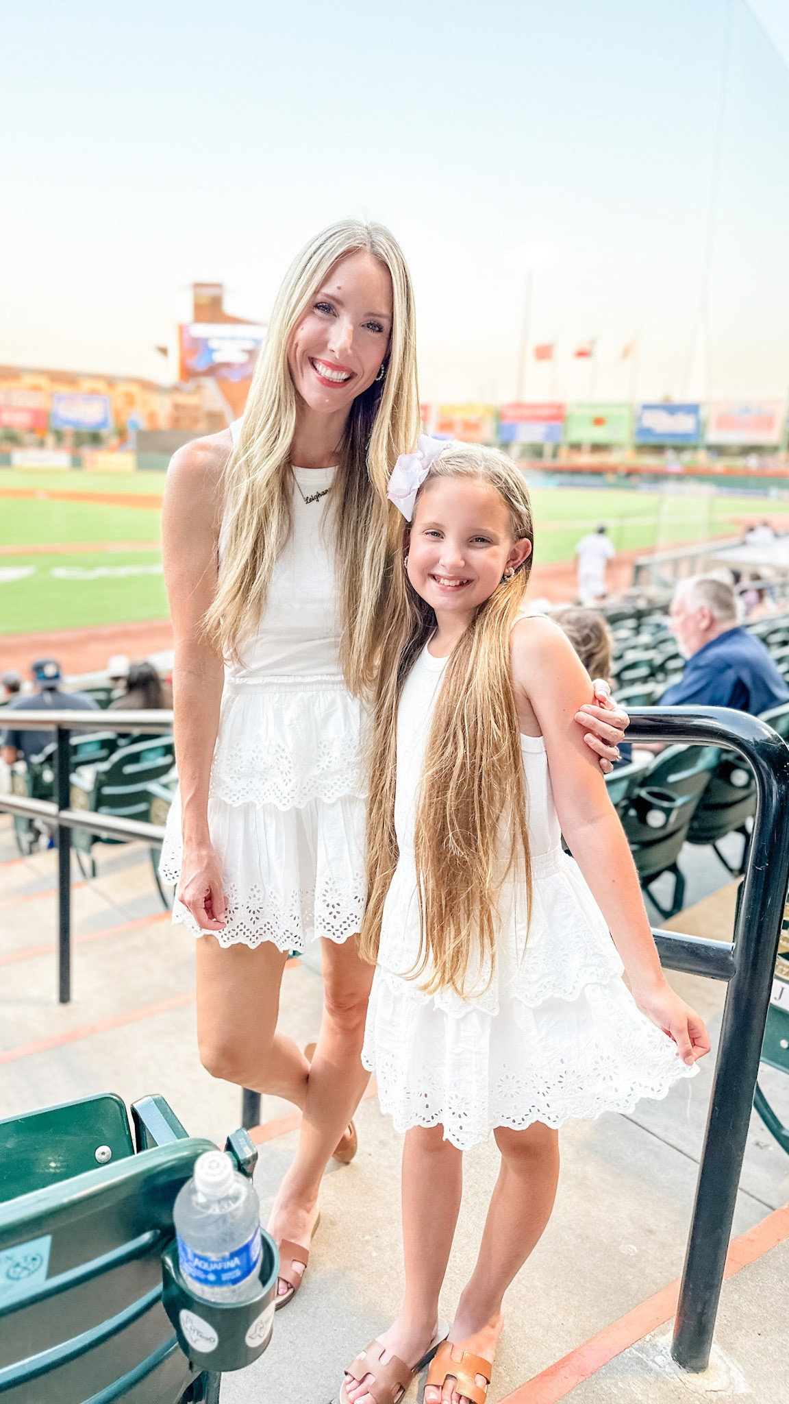 Baseball park outfits! 

Matching mommy and me
White eyelet dress
White skirt
Steve Madden sandals 
Kendra Scott
Personalized jewelry 

#LTKfamily #LTKkids #LTKSeasonal