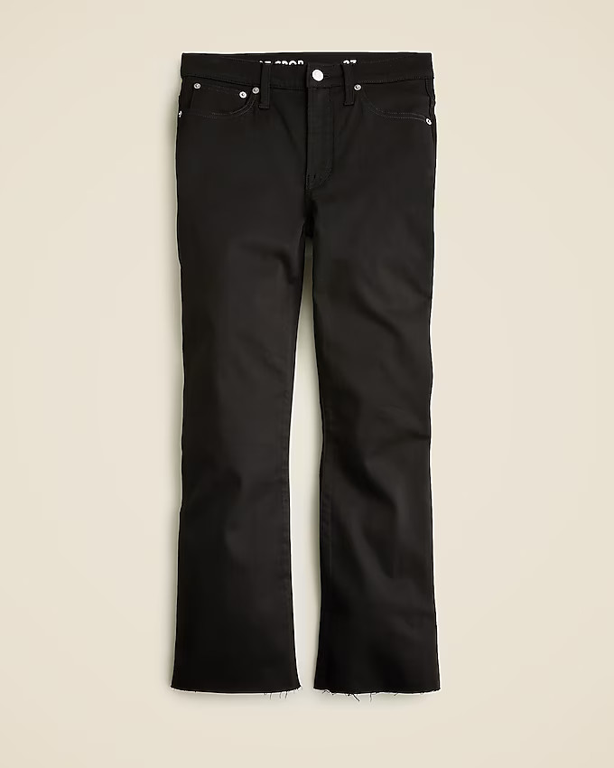 9" demi-boot crop jean in Stay Black | J. Crew US