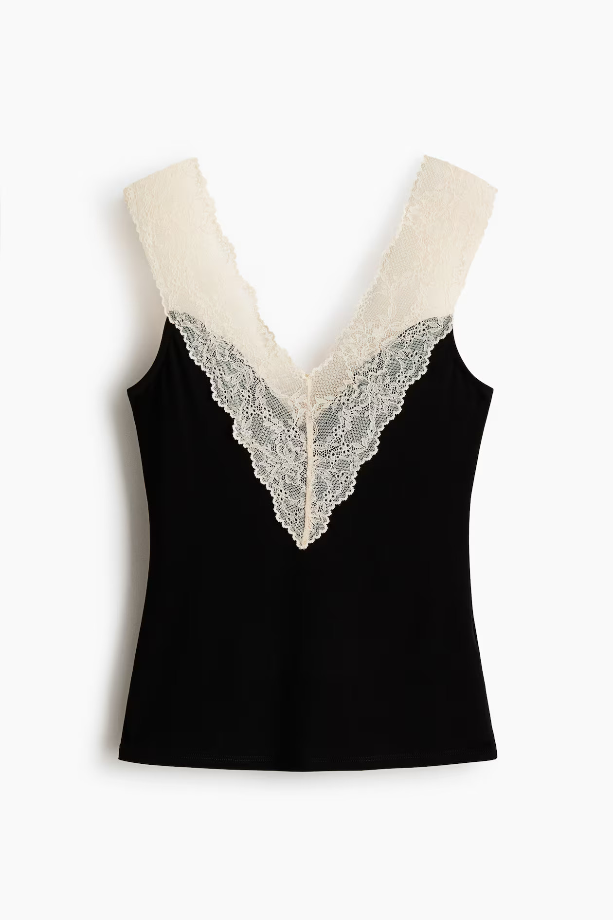 Lace-Trimmed Top | H&M (US + CA)