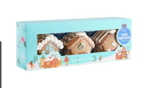 Mini Gingerbread House Mug Huggers 3 Pack (3 Mini, Gingerbread House) | Amazon (US)