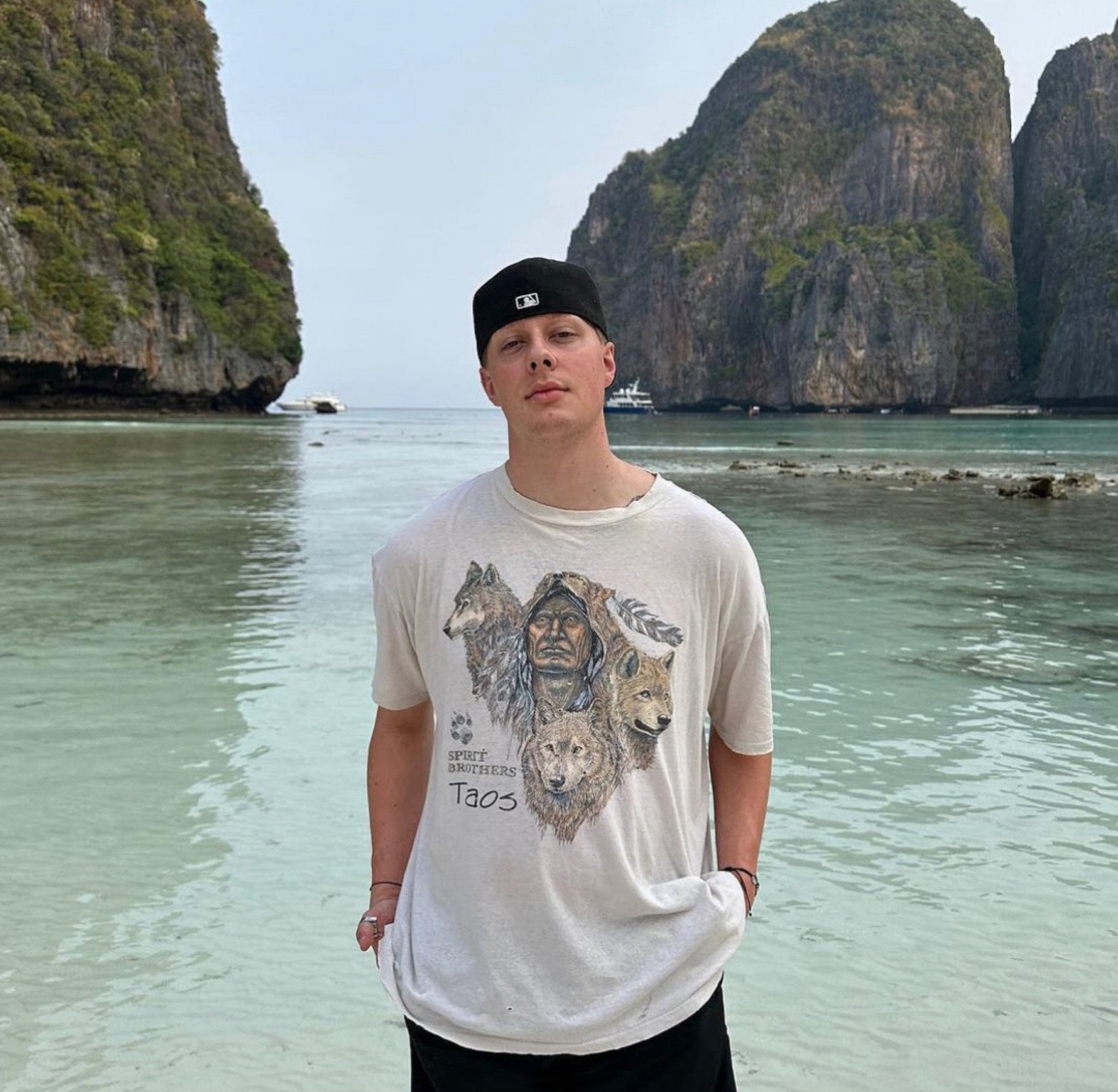 Island Boy James PT2 looking straight out of Outerbanks with this look! Vintage men’s graphic Tee, new era cap and new balance shorts! 

#LTKhome #LTKmens #LTKtravel