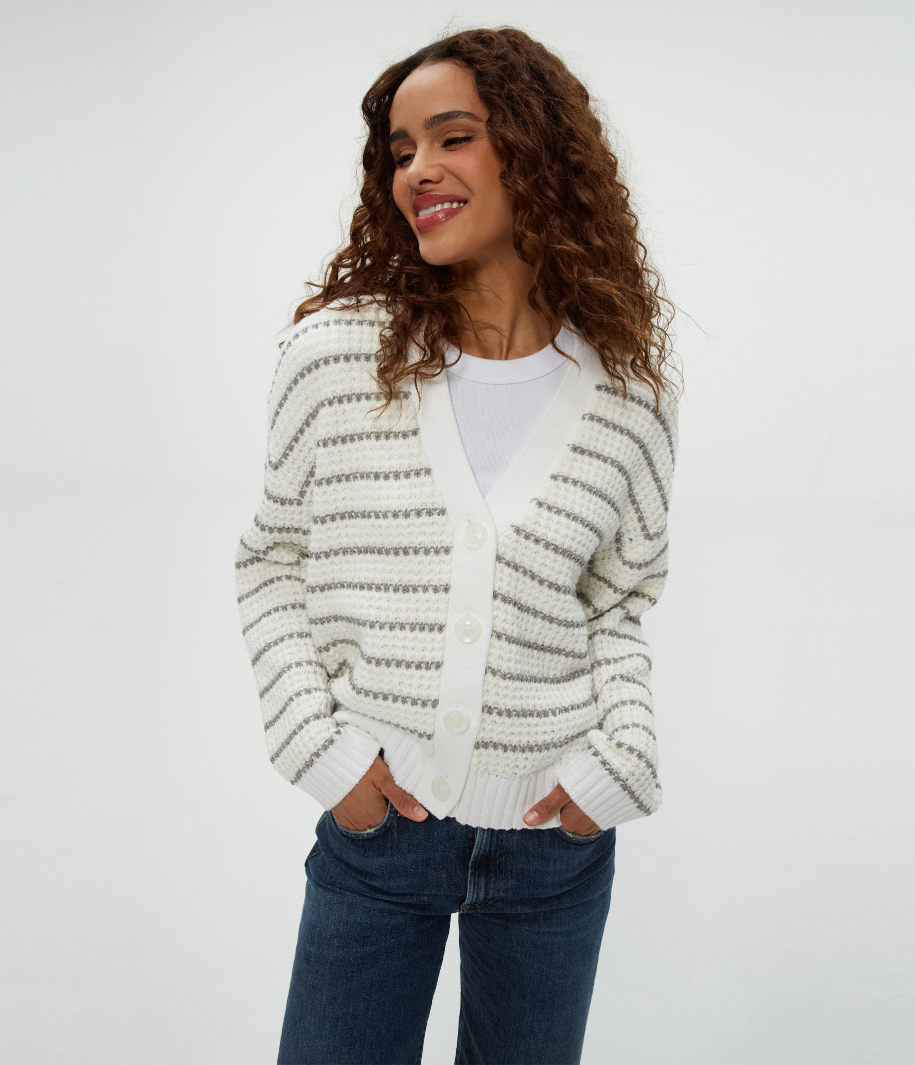 Variant options: Dodi Striped Cardigan | MichaelStars.com