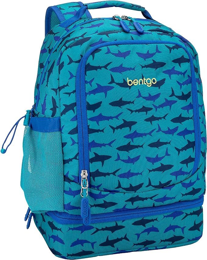 Bentgo Kids Prints 2-in-1 Backpack & Insulated Lunch Bag - Durable, Lightweight, Colorful Prints ... | Amazon (US)