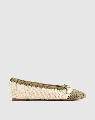 The Hester Flat in Crochet | Madewell