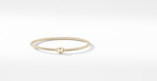 Solari Center Station Bracelet in 18K Yellow Gold with Gold Dome | David Yurman