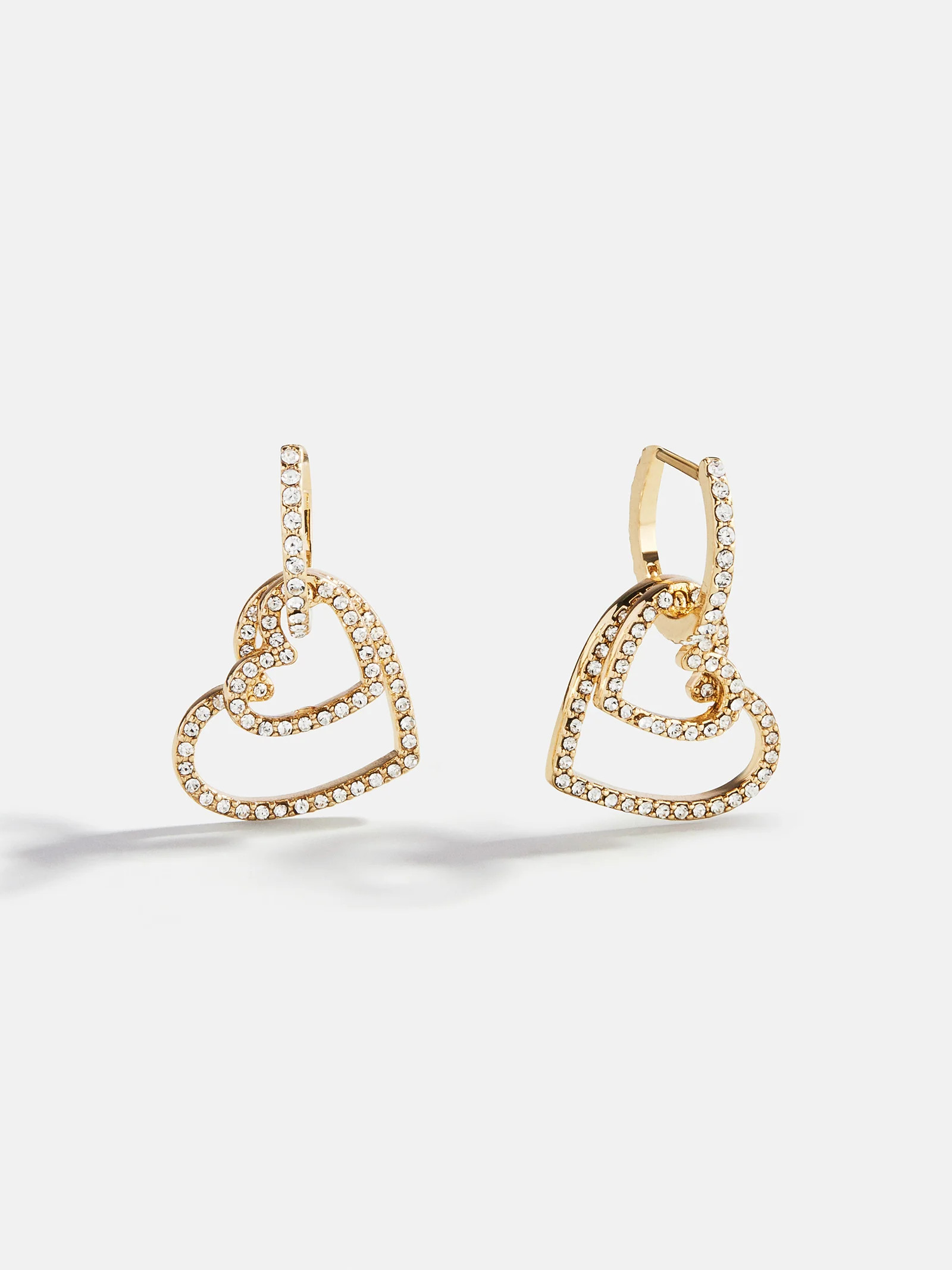 All My Heart Huggie Hoop - Gold/Pavé | BaubleBar