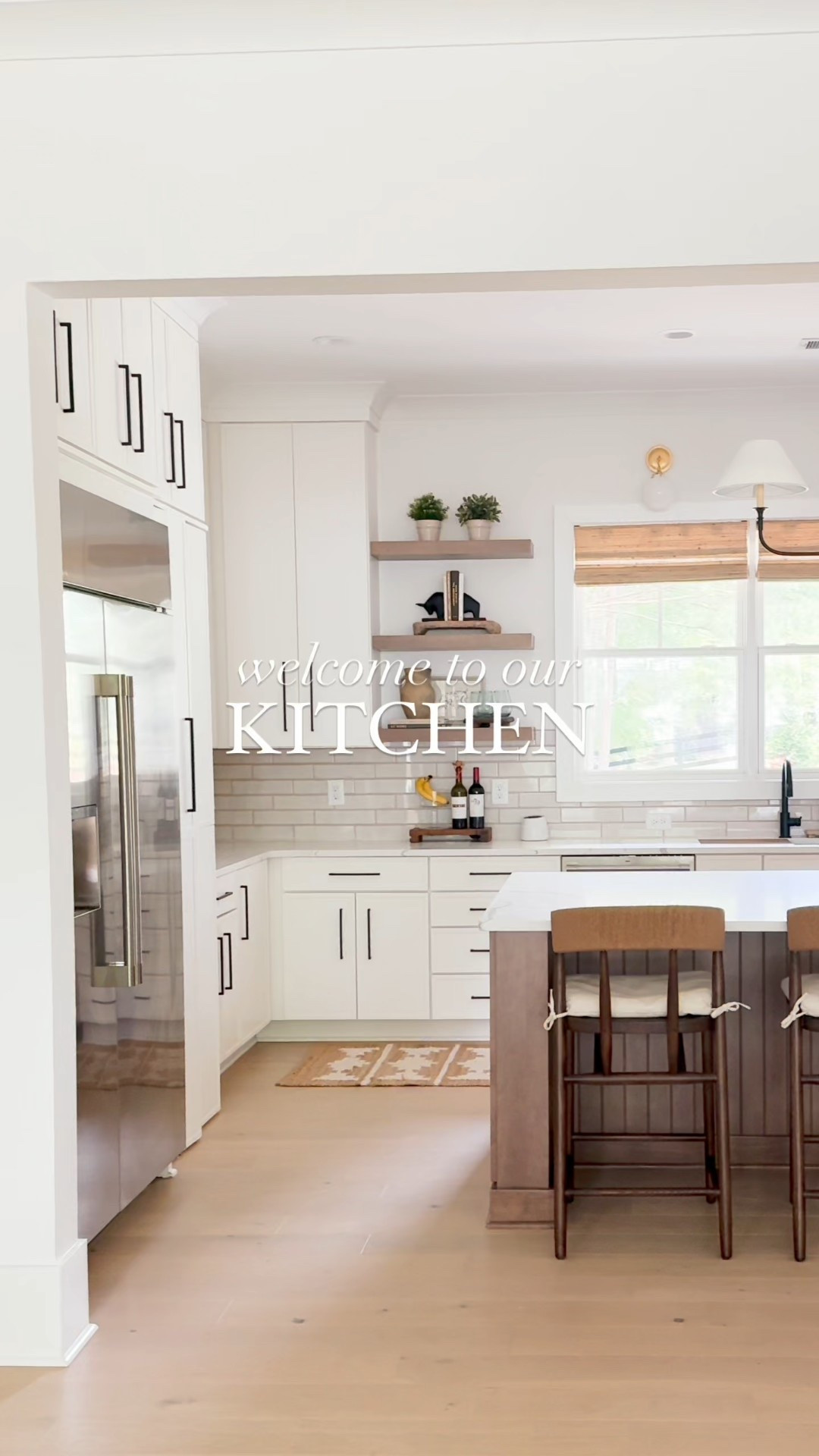 ✨ Bright, airy, and effortlessly functional — this white kitchen is the heart of the home! Between the crisp quartz countertops, open wood shelves, and secret butler’s pantry, it’s full of thoughtful details and modern charm.

Shop the look or save for your dream home mood board 🏡🤍 

#KitchenGoals
#LTKhome #ButlersPantry #KitchenInspo #ModernFarmhouse #WhiteKitchen #OpenShelving #QuartzCountertops #HomeDesign #InteriorInspo #LTKFinds


#LTKHome
