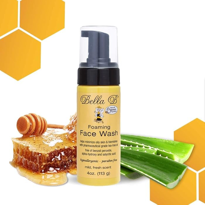 BELLA B Foaming Face Wash 4 oz - Pregnancy Safe Face Wash - Tea Tree Foaming Face Wash Made with ... | Amazon (US)
