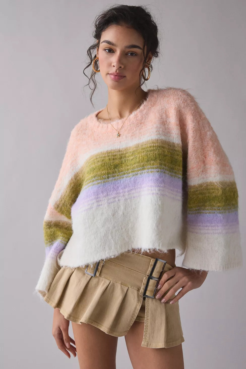 BDG Bailey Brushed Knit Oversized Pullover Sweater | Urban Outfitters (US and RoW)