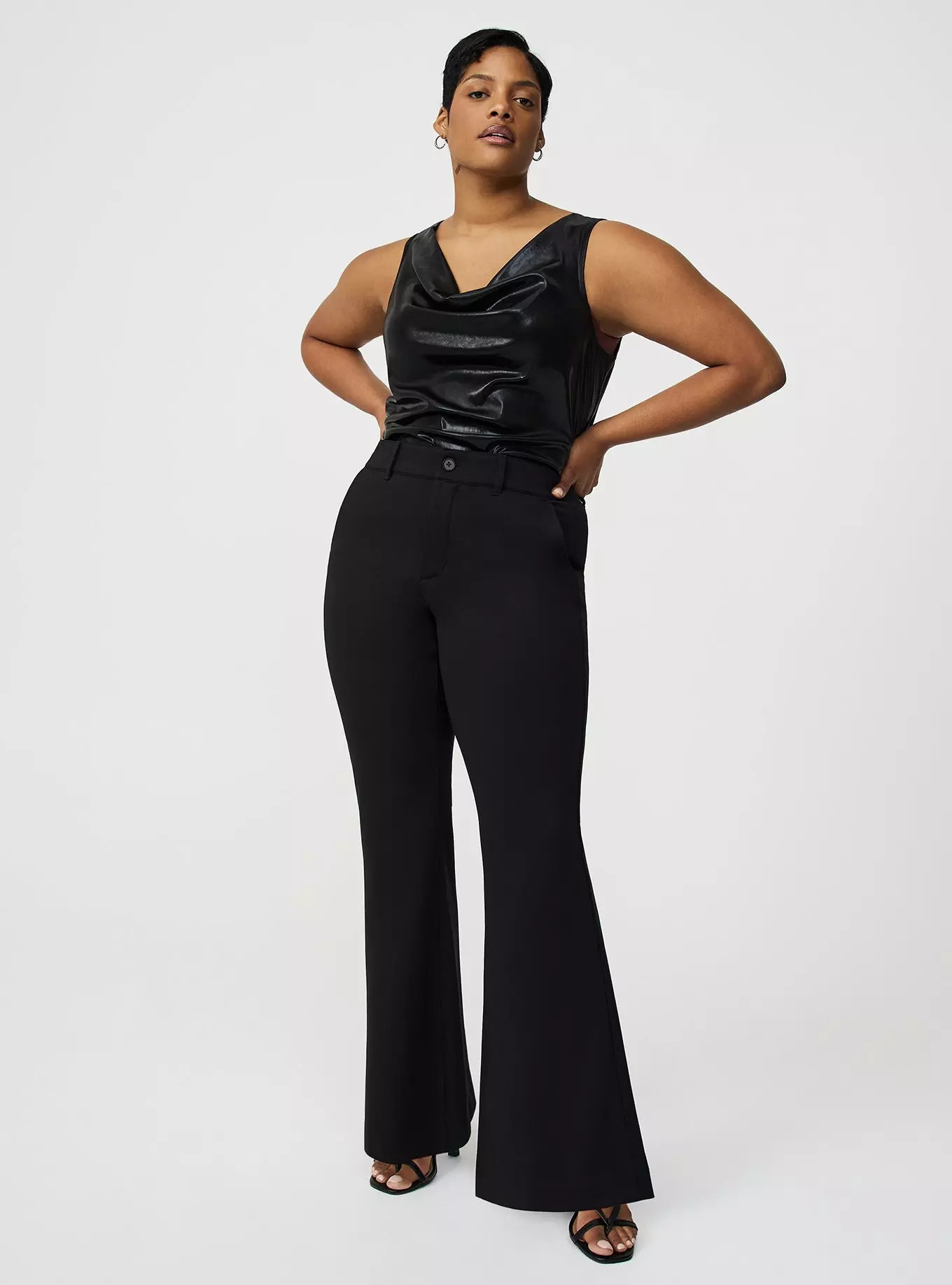 Liquid Shine Cowl Neck Tank | Torrid (US & Canada)