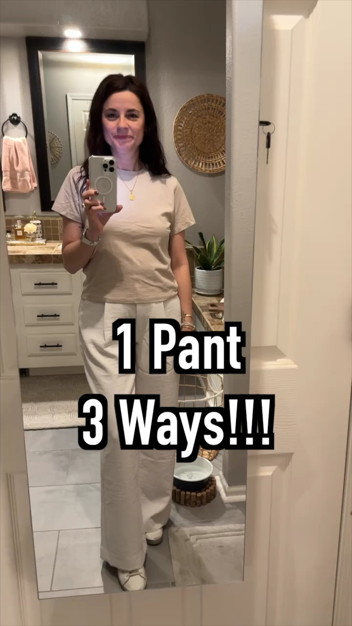 These pants are so versatile.  They can take from lunch with friends, to work, to date night!

#LTKover40 #LTKfindsunder100 #LTKstyletip