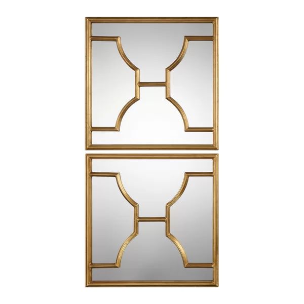 Transitional Square Accent Mirror Set (Set of 2) | Wayfair North America