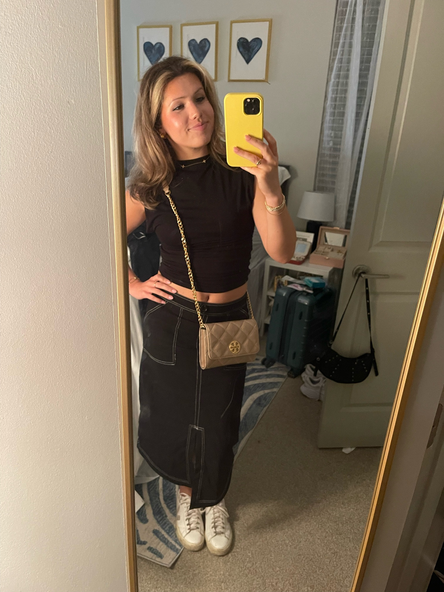 Skirt- slit front utility skirt from Maeve by Anthro 🖤