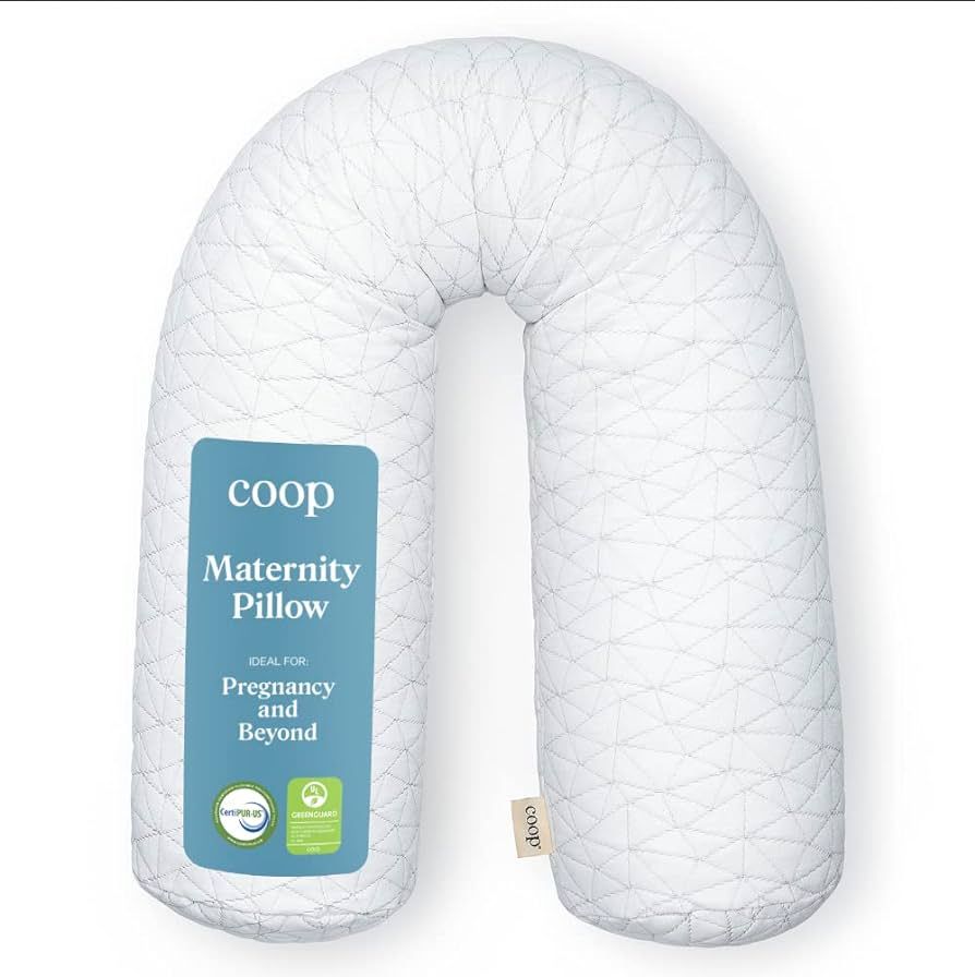 Coop Home Goods Maternity Pillow - Memory Foam Body Pillow for Pregnancy, Original Pregnancy Pill... | Amazon (US)