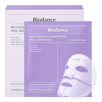BIODANCE Rejuvenating Caviar PDRN Real Deep Mask, Overnight Hydrogel Face Mask, Skin Firming, Rad... | Amazon (US)