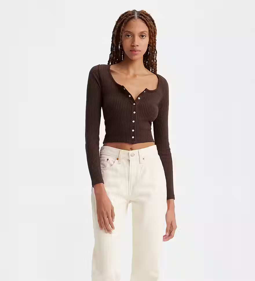Britt Long Sleeve Snap Front Top | LEVI'S (US)