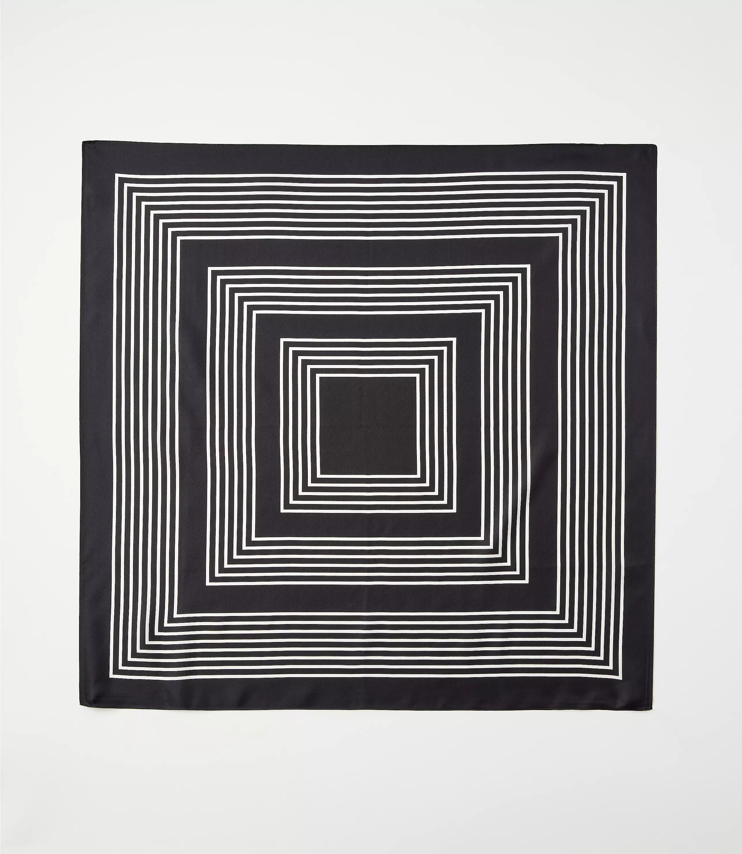 Striped Square Silk Scarf | LOFT