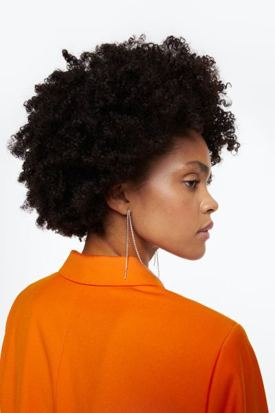 Long Rhinestone Earrings | H&M (US + CA)