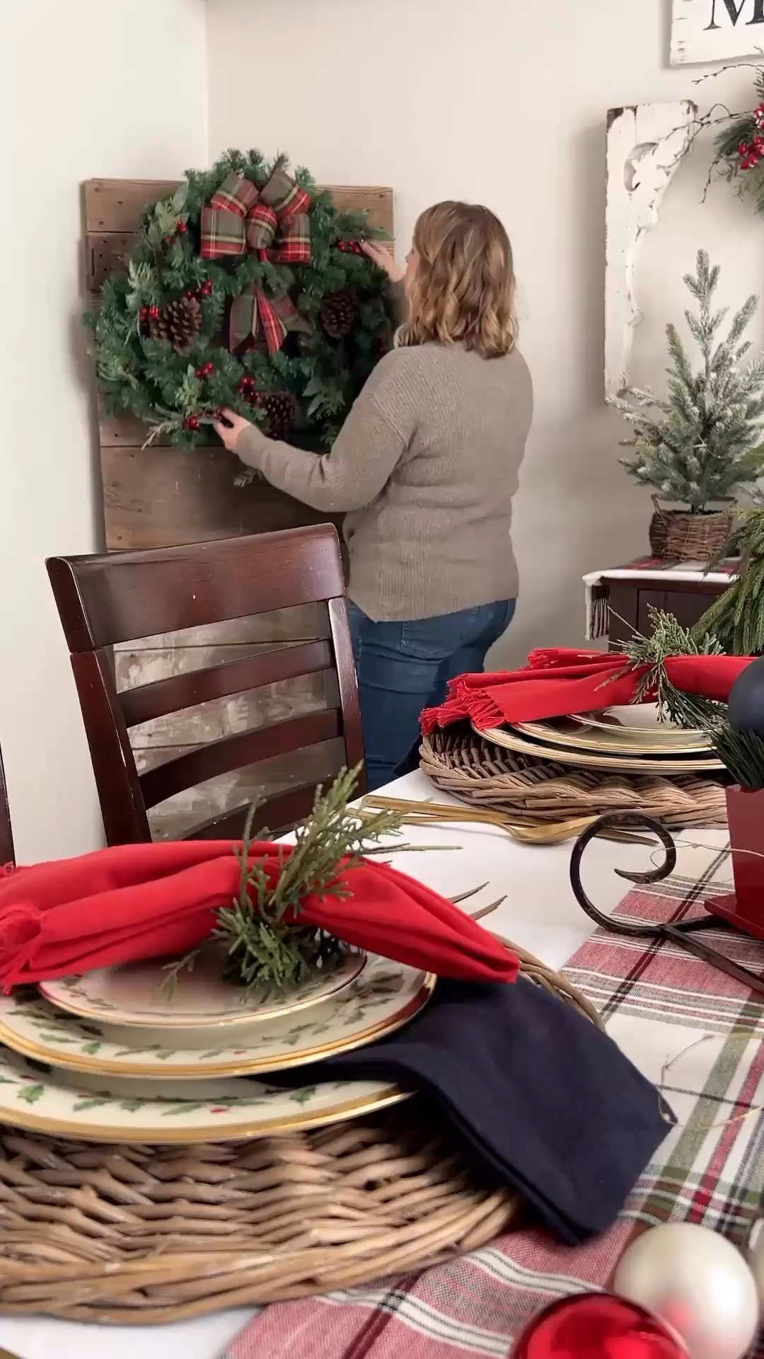 Decorate your home for winter with greenery, throw blankets, warm metal, decor, and lots of cozy neutrals.

#LTKStyleTip #LTKSeasonal #LTKHome