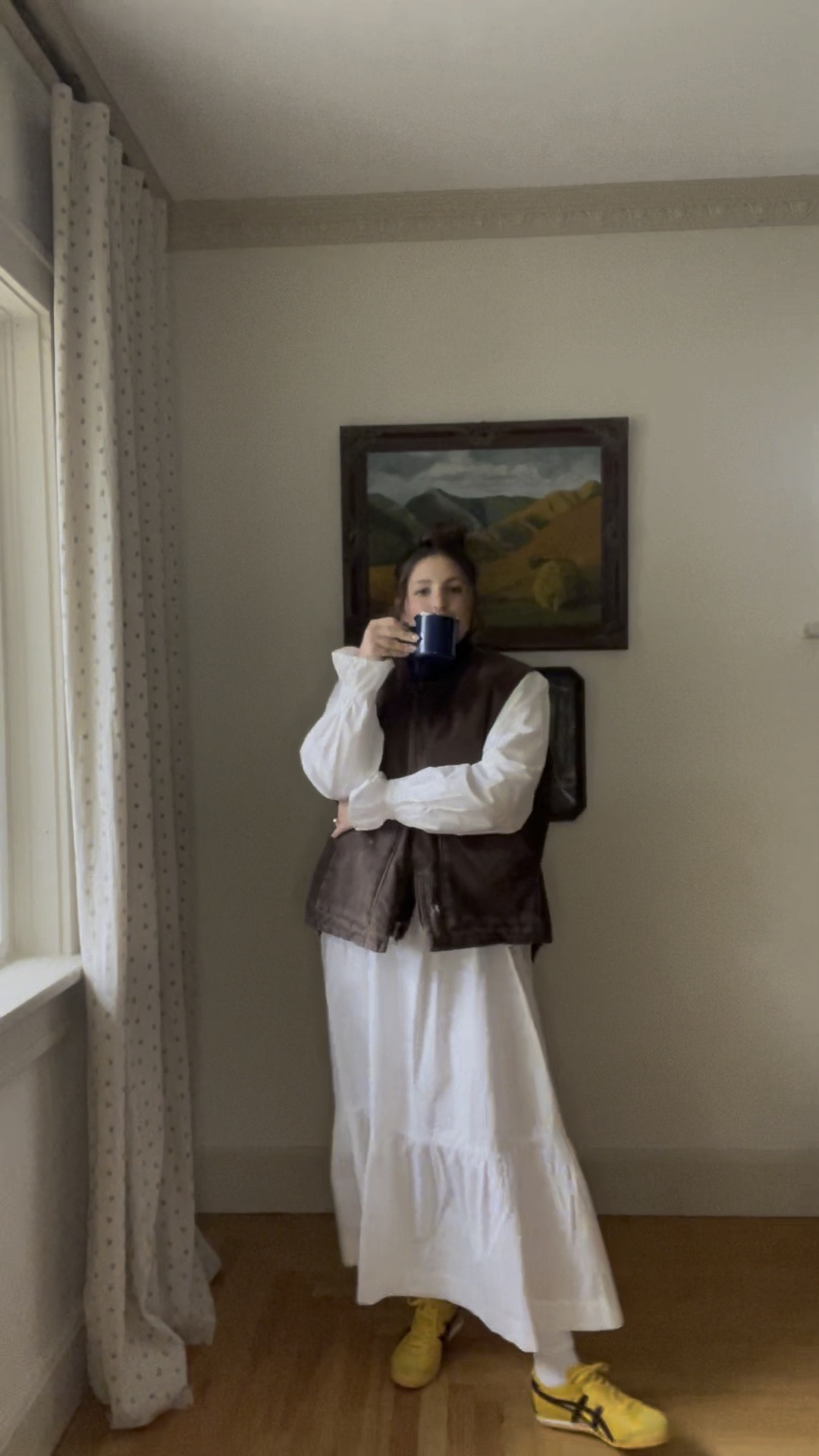 When you have a baptism at 8 but gotta be on the job site at 9, kinda attitude 