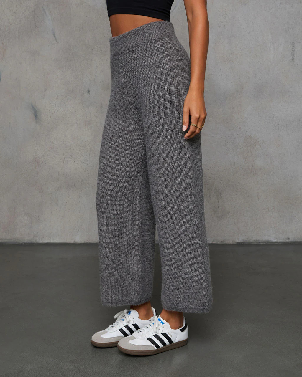 Always Cozy Ribbed Wide Leg Pants | VICI