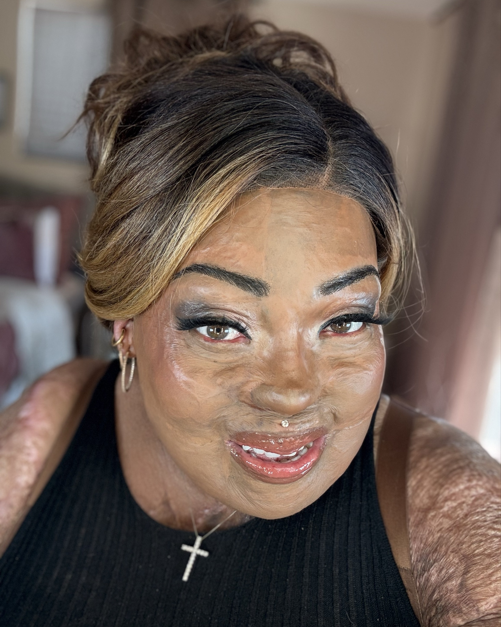 I think my foundation looks beautiful! Glad that I tried Kevyn Aucoin The Sensual Skin Enhancer in Shade 13.

This can be used as a color
corrector, concealer, foundation, or all of the above. You can sheer it out by adding some primer. I left it as is on the tip of my nose and other problem areas, and then sheered it out everywhere else.

full coverage foundation, medium coverage foundation, dermablend alternatives, what foundation do makeup artists use, how to color correct

#LTKWatchNow #LTKBeauty #LTKOver40