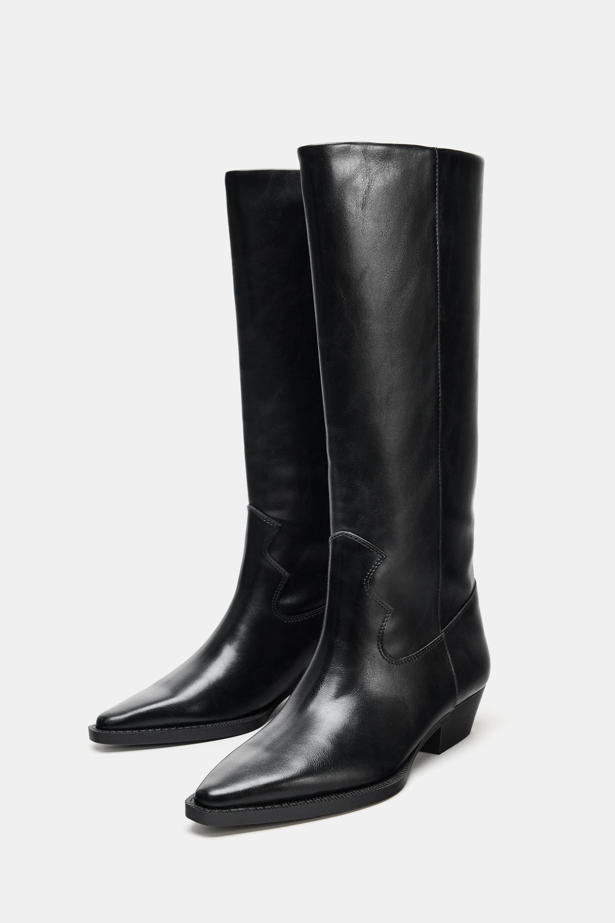 COWBOY FLAT BOOTS | Zara US